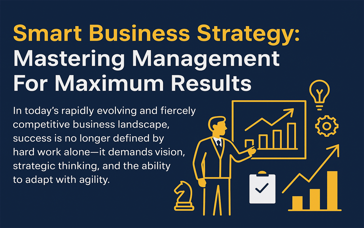 Smart Business Strategy Mastering Management For Maximum Results
