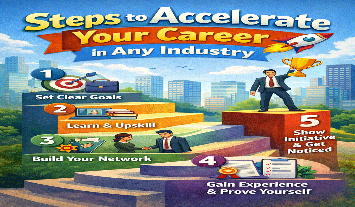 Steps to Accelerate Your Career in Any Industry Steps to Accelerate Your Career in Any Industry